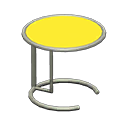 cool side table: (Silver) Gray / Yellow