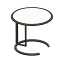 cool side table: (Black) Black / White