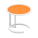 cool side table: (White) White / Orange