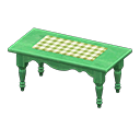 mesa alargada rústica [Verde] (Verde/Verde)