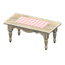 ranch tea table [Vintage] (Gray/Pink)