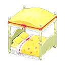 Animal Crossing New Horizons Yellow Cute Bed