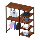 Image of Midsized clothing rack