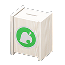 cassetta delle donazioni [Bianco] (Bianco/Verde)