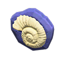 plaque fossile [Bleu] (Bleu/Beige)