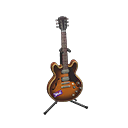guitarra eléctrica [Radiación solar] (Marrón/Púrpura)