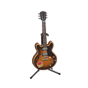 guitarra eléctrica [Radiación solar] (Marrón/Multicolor)
