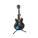 電吉他ES2 [宇宙黑] (黑色/水藍色)