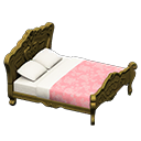 elegant bed: (Gold) Yellow / Pink