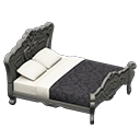 elegant bed: (Silver) Gray / Black