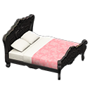 elegant bed: (Black) Black / Pink