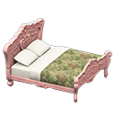 elegant bed: (Pink) Pink / Green