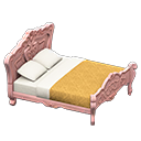 elegant bed: (Pink) Pink / Orange