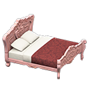 elegant bed: (Pink) Pink / Red