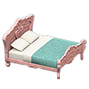 elegant bed: (Pink) Pink / Aqua