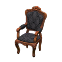 elegant chair: (Brown) Brown / Black