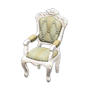 elegant chair: (White) White / White