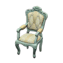 elegant chair: (Blue) Aqua / White