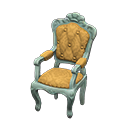 elegant chair: (Blue) Aqua / Orange