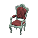 elegant chair: (Blue) Aqua / Red