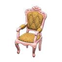 elegant chair: (Pink) Pink / Orange