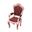 elegant chair: (Pink) Pink / Red