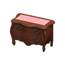 elegant dresser: (Brown) Brown / Pink