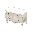 elegant dresser: (White) White / White