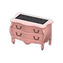 elegant dresser: (Pink) Pink / Black