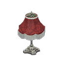 elegant lamp: (Silver) Gray / Red