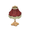 elegant lamp: (Light brown) Beige / Red