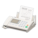 fax machine [White] (White/White)