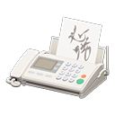 fax machine [White] (White/White)