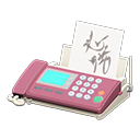 fax machine [Pink] (Pink/White)