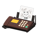 fax [Bruin] (Bruin/Wit)