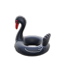 flotador inflable ave [Negro] (Negro/Negro)