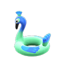 flotador inflable ave [Verde] (Verde/Azul)