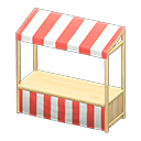 stall: (Natural) Beige / Red