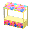 stall: (Light brown) Yellow / Colorful