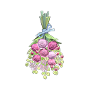 Animal Crossing New Horizons Pink Floral Swag