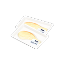 producto fresco envasado [Filete de pescado blanco] (Blanco/Beige)