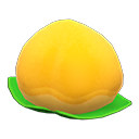 шкатулка-персик [Желтый персик] (Желтый/Зеленый)