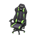 gaming chair: (Black & green) Black / Green
