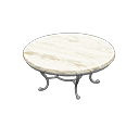 mesa de madera natural [Madera desgastada] (Blanco/Gris)