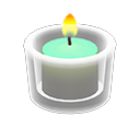 Main image of Glass holder with candle