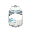 Vorratsglas [Salz] (Weiß/Weiß)