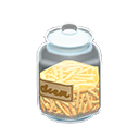 glass jar [Pasta] (White/Beige)