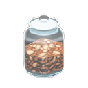 玻璃罐 [堅果] (白色/米色)