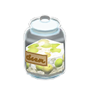 glass jar [Fruit syrup] (White/Beige)