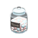 玻璃罐 [棉花糖] (白色/黑色)